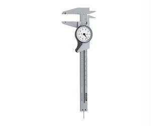 6" Plastic Dial Caliper, Thousandths Reading, Single Revolution