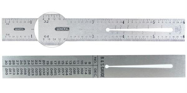 Precision 6"  Flex Steel Rule