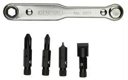 Ratchet Offset Screwdriver Set, 5pc.