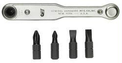 Ratchet Offset Screwdriver Set, 5pc.