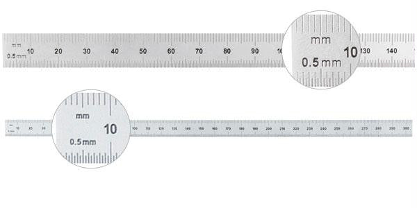 Ultratest 12"-300mm  Flex Steel Rule