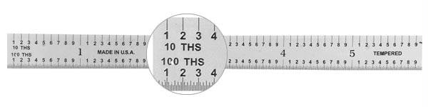 Ultratest 6"  Flex Steel Rule