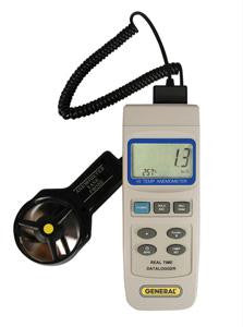 High Temperature Data Logging Airflow Meter