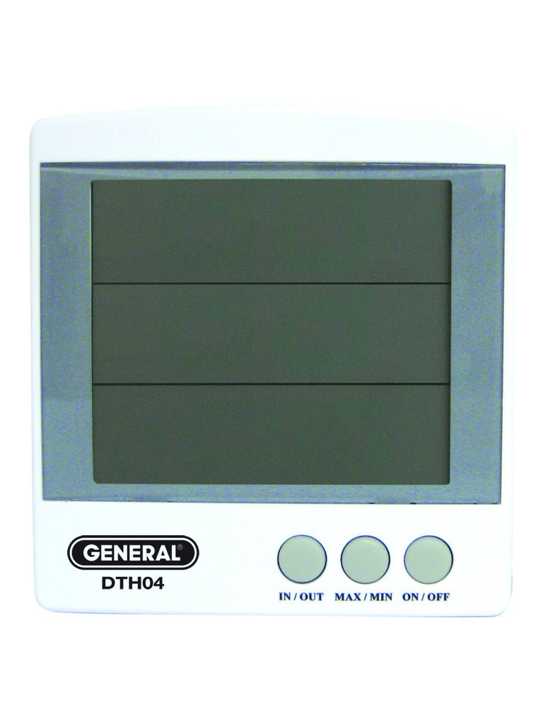 Jumbo Display Temperature And Humidity Meter With Clock