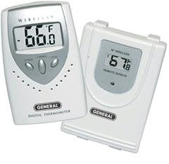 3 Channel Capable Wireless Thermometer With Remote