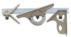 S278-4r - Combination Set With Squarehead, Center Head, Andreversible Protractor Head