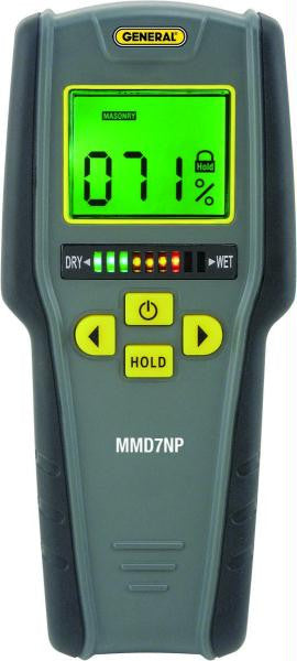 Mmd7np- Non-penetrating Lcd Moisture Meter W-tricolor Bar Graph