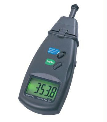 Contact-non-contact Laser Tachometer