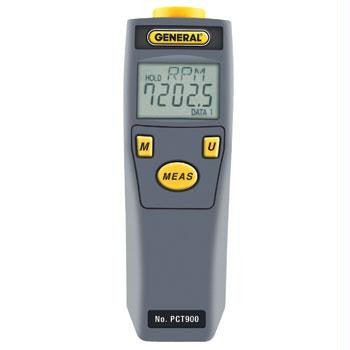 Combination Contact-non-contact Laser Tachometer